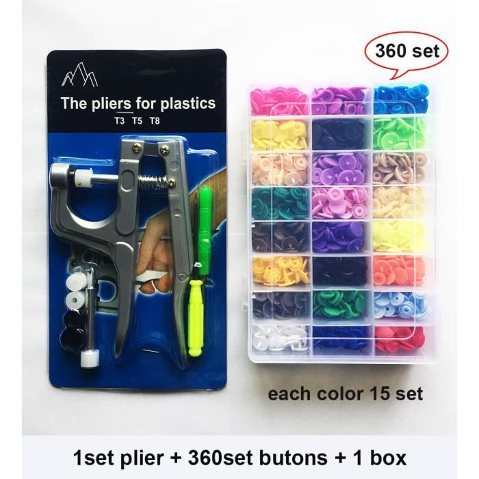 Boutons-pression Invisibles, Boutons Ronds En Strass à Dos