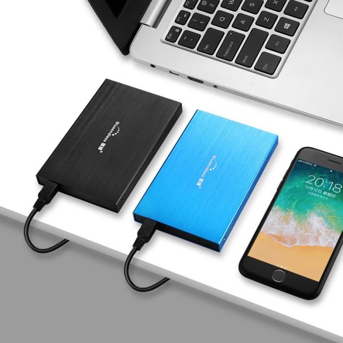 CLE USB ,black500 Godisque dur externe HDD portable de 2.5 pouces, avec capacité de 750 go