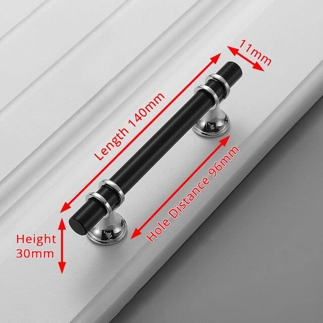 CcHhyyt Lot De 2 (128mm) Poignées Rétro De Luxe En Métal