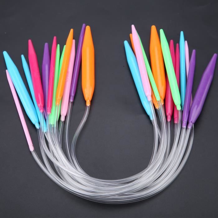 ChiaoGoo Spin Bamboo 2400-S Lot D'aiguilles à Tricoter Circulaires Interchangeables De 10,2 Cm