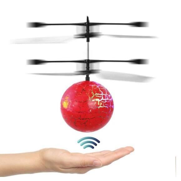 Boule Volante Zero-G Roadster – Drone Hélicoptère RC Avec LED, Capteur Infrarouge – Pour Intérieur/extérieur – Cadeau Enfant Dès 6 Ans