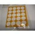 patin feutre autocollant blanc Ø 17 mm plaque de 20 adhésifs-1