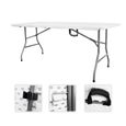 Table pliante d'appoint - Portable pour camping - 180 cm-1