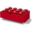 Room Copenhagen 40211730 Lego Boîte de Rangement empilable 8 Boutons Rouge Taille, Grand-1