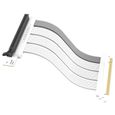 COOLER MASTER - Riser Cable PCIe 4.0 x16 White - 200mm-1