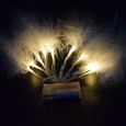 1.2M 10-LED plume guirlande lumineuse à piles lumières décoratives guirlandes lumineuses pour la  GUIRLANDE LUMINEUSE INTERIEURE-1