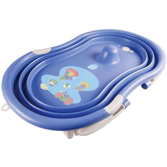 Dbb Remond Baignoire Accordeon Decor Elephant Bleue Cdiscount Puericulture Eveil Bebe
