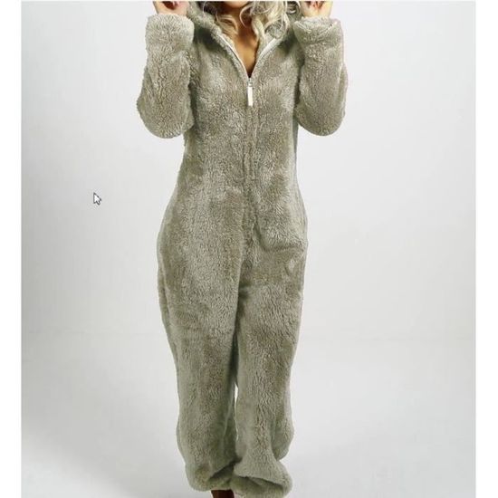 Pyjama femme combinaison polaire outlet
