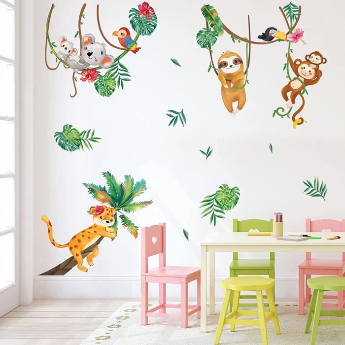 Stickers Muraux Enfant Jungle Jumble – E-Shop JGS Decoration Paris