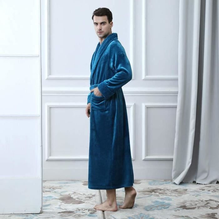 Peignoir femme polaire long clearance