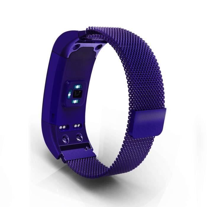 Bracelet violet pour le Garmin Vivosmart HR (pas pour HR +!) - bracelet de  montre de