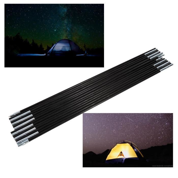 Kit De Poteaux De Tente Pliables – Fibre De Verre, 3 à 4,9 M, Sections 6 à 9, Pour 1 à 8 Personnes, Camping Et Plein Air