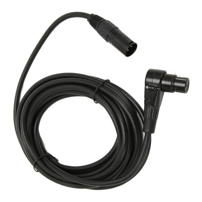 10x Cable de Microphone Set Connecteur XLR 3 Broches Male Femelle