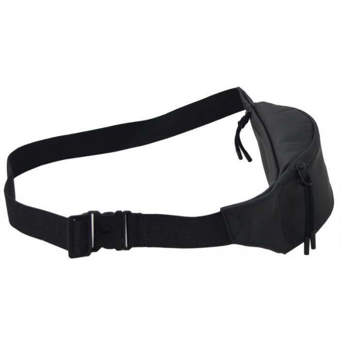 Sac banane Lacoste NH2886PO noir Racine Accueil Homme Banane