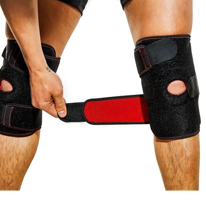 Genouillères maintien protection des genoux pour articulation musculation  sport rouge XL -abilityshop - Cdiscount Sport