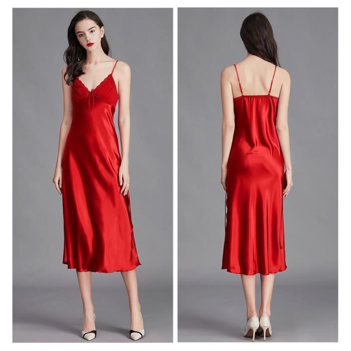 Nuisette longue rouge 2025