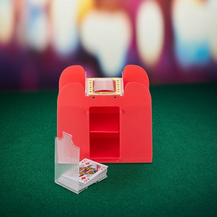 Relaxdays Distributeur de cartes, avec 6 jeux, accessoire blackjack Relaxdays Distributeur de cartes, avec 6 jeux, accessoire blackjack