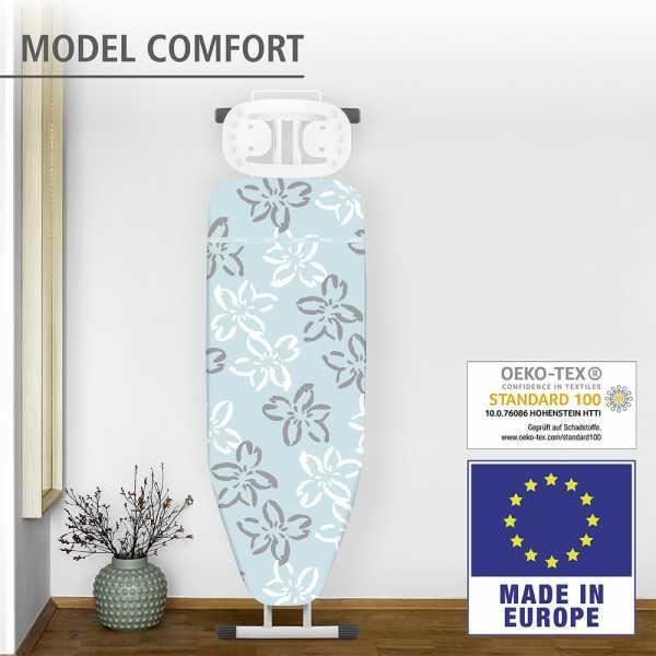 Housse De Table à Repasser Extra Épaisse 140x50 Cm – Coton Premium, Élastique Solide, Hyper Perméable à La Vapeur – Style A Élégant