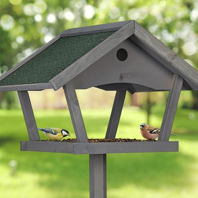 Mangeoire Oiseaux Suspendue WONLIVE - Métal Et Plastique, Capacité 0,36kg, Facile à Remplir Pour Jardin