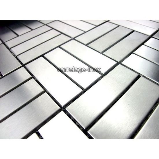 Acier Inoxydable mosaïque mi-FAC