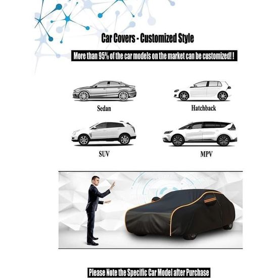 Bache Voiture Exterieur Personnalisée Pour Hyundai Kona, Housse De Voiture  Comprend (Housse De Voiture X1 Sac De Rangement X [H4564] - Cdiscount Auto