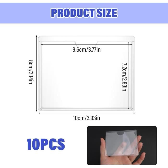 Idée Pro Mobilité® Support Carte Pare-Brise Transparent Adhésif