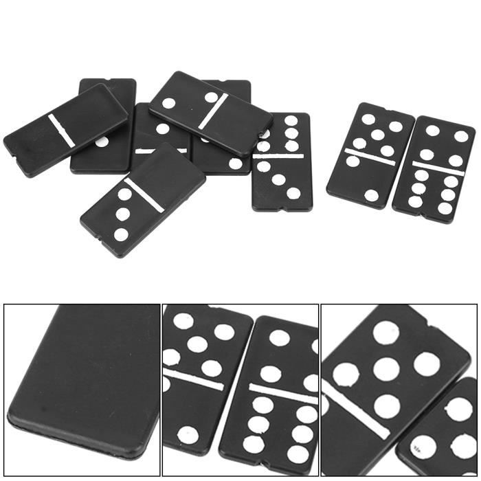 Jeu De Domino Classique - 28 Pièces - Jeu De Société Familial Et Stratégique