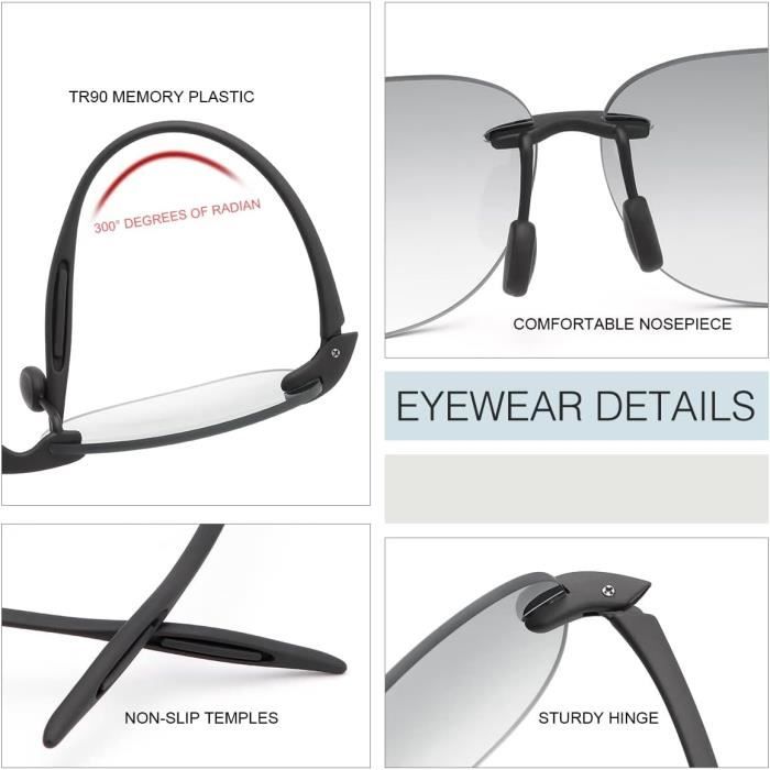Lot De 3 Paires De Lunettes De Soleil Sport – Gris, Plastique/PC, Neuves Emballées