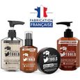 Kit/Set/Coffret (13 PRODUITS) d'entretien et de soin pour barbe avec Soin de barbier | Cosmetique Made in France-3