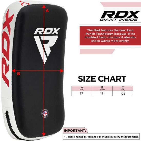 Shield Muay Thai Bouclier De Frappe RDX Muay Thai - 40x20cm Cuir Maya Hide Pour MMA Rdx Pao Shield Muay Thai Bouclier De Frappe RDX Muay Thai - 40x20cm Cuir Maya Hide Pour MMA Rdx Pao