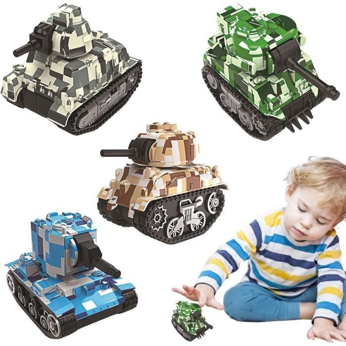 Jouet Char Militaire Toyvian - Véhicule Vert Pour Enfants - Simulation Robustesse - Cadeau Garçon