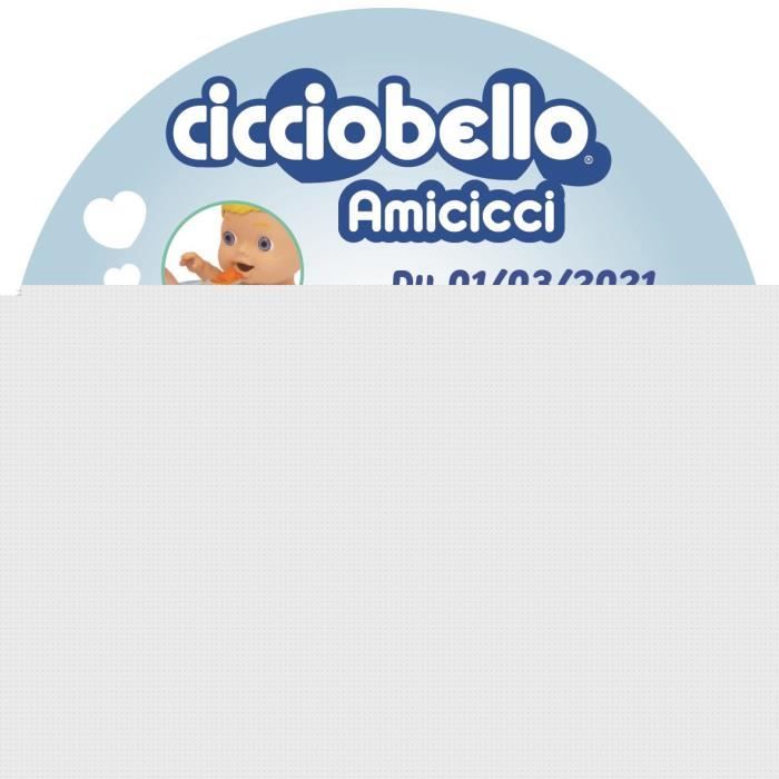 Cicciobello Amicicci, Bébé avec Set repas et accessoires, Modèle Fille  Cheveux Roux, Jouet pour enfants dès 3 ans, CC0222 - Cdiscount Jeux - Jouets
