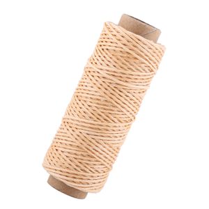 Fil Ciré Szaerfa 260m 1mm Pour Cuir Et Couture - Idéal Chaussures, Sacs Et Maroquinerie (Marron Foncé)