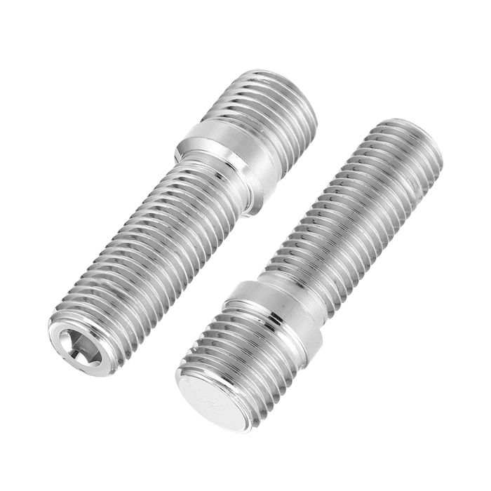 Lot De 20 Goujons De Roue Allongés - Acier 10.9 Zingué - Pour Véhicules Européens - Tige 33mm, Longueur 50mm
