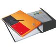 Cahier meeting book A4+ 3 rabats + elastiques-0