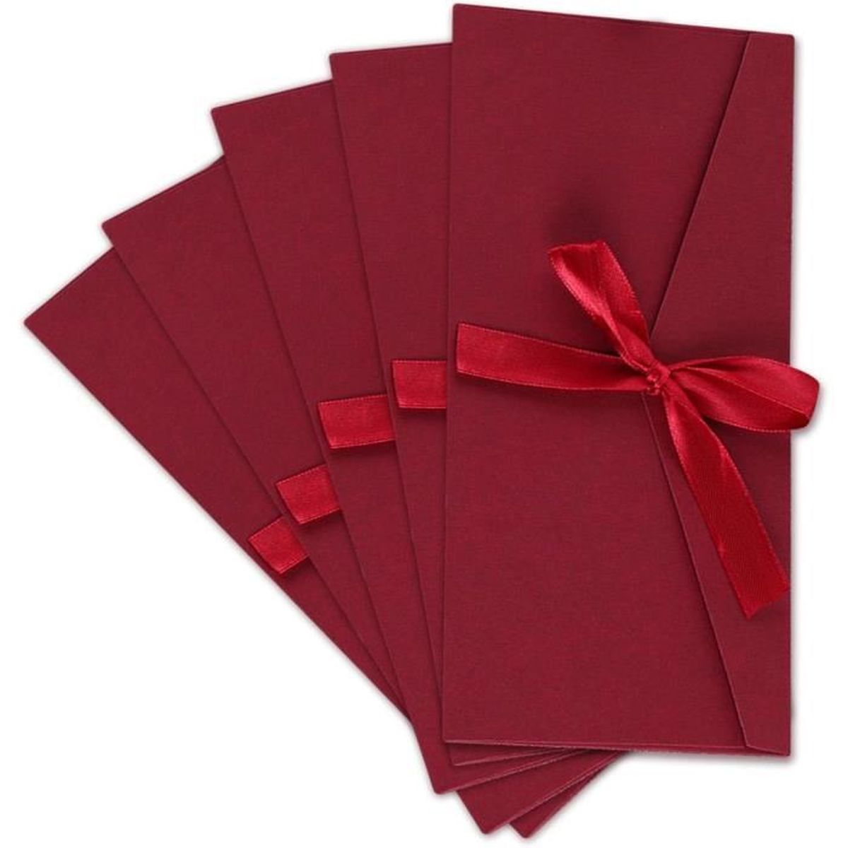 Lot De 2 Porte-billets De Noël Avec 10 Emplacements Pour Cartes Cadeaux