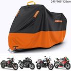 TALZOV Housse Bâche Moto Imperméable Couverture Polyester210D 245cm Protection UV à l'eau, Poussière/Neige/Pluie, au Vent