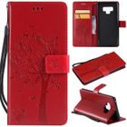 FRANCIS-R Etui Samsung Galaxy Note9 (6.4") Téléphone de Protection, Galaxy Note9 Coque Flip Housse avec Support Rouge