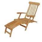 Transat en teck LOMBOK - HAPPY GARDEN - Pliant - Marron - Meuble de jardin - Jardin - Exotique