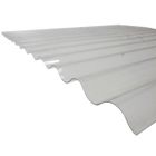 44718 Plaque PVC ondulée - L: 2 m - l: 90 cm - Transparent