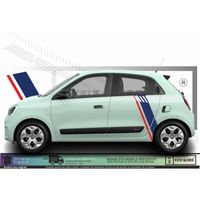 Renault Twingo 3 Kit bandes édition spéciale France - BLANC - Kit Complet  - Tuning Sticker Autocollant Graphic Decals