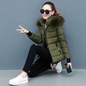 Veste D'hiver Chaude Pour Femme - Blouson Court Capuche Fourrure Amovible, Coupe-vent, Confort Et Style