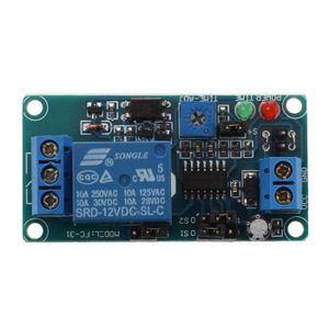 XCSOURCE DC 24V Module de Relais de Minuterie de Temporisation /à Cycle de Boucle Infinie Marche Arr/êt 1S-15Min TE679