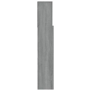 TÊTE DE LIT Armoire de tête de lit - CHG - Sonoma gris - Contemporain - Design - 100 x 19 x 103,5 cm