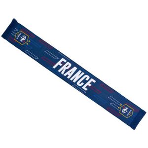 DRAPEAU - BANDEROLE Echarpe supporter FFF - Collection officielle Equipe de France de Football - Taille unique