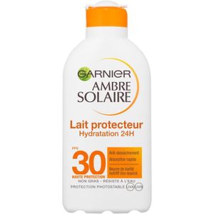 SOLAIRE CORPS VISAGE Garnier Ambre Solaire Lait Protecteur Hydratation 