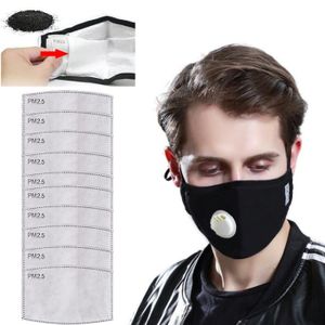 Iriscoco Masque anti-poussière en voile réutilisable avec filtres au charbon  actif en tissu noir : : Santé et Soins personnels