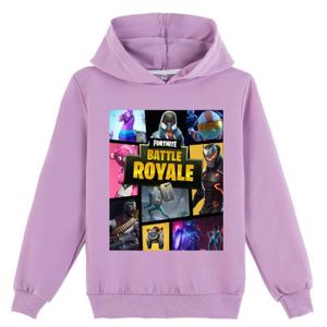 SWEATSHIRT Sweat à Capuche Fortnite Enfant Sweatshirt Hoodie Automne Manche Longue Garçon Fille Casual Pull Unisex