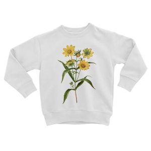 SWEATSHIRT Sweatshirt Enfant Bouquet Marguerite Jaune Biologi