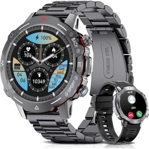 Montre connectée sport Montre Connectée Homme,123+Mode Mouvement Montre Connectée Homme Sport,1.4”Hd Smartwat Avec Podomètre-Cardiofrequencemetre-S[J5971]